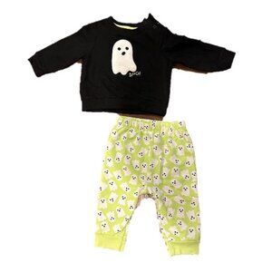 Cat & Jack Halloween Ghost Two-piece set - 6-9m